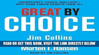 [EBOOK] DOWNLOAD Great by Choice PDF