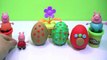DISNEY EGGS SURPRISE FROZEN TOYS!!!!- PlaY doH Kinder surprise eggs videos PEPPA PIG Español-95Wdx0_f7Gc
