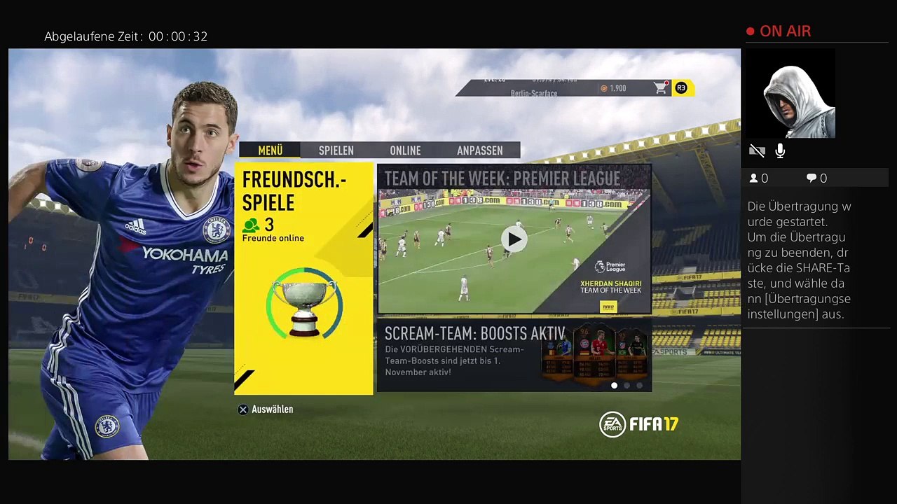 PS4-Live-Übertragung von Berlin-Scarface