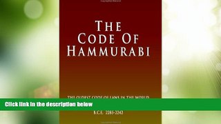Big Deals  The Code Of Hammurabi  Full Read Most Wanted