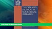 Big Deals  Theory and Method in Socio-Legal Research (OÃ±ati International Series in Law and