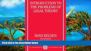 Big Deals  Introduction to the Problems of Legal Theory: A Translation of the First Edition of the