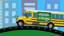Cars Trucks Street Vehicles Teaching Colors - Learning Colours Video for Children - Organic Learning