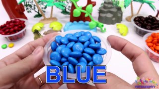 Learning Colors for Children with M&M Candy and The Good Dinosaurs PART2