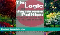 Books to Read  The Logic of Japanese Politics  Best Seller Books Best Seller