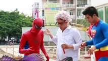 Spiderman vs Venom ! Superman vs Venom ! Doctor Strange vs Venom ! Superheroes In Real Life For Kids