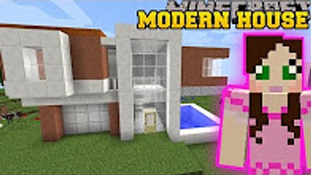 PopularMMOs Minecraft׃ MODERN HOUSES & FURNITURE (WARDROBE, TELEVISION, & INSTANT HOUSES) Custom Command