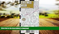 FAVORIT BOOK Streetwise Milan Map - Laminated City Center Street Map of Milan, Italy - Folding