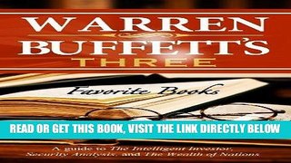 [READ] EBOOK Warren Buffett s 3 Favorite Books: A guide to The Intelligent Investor, Security