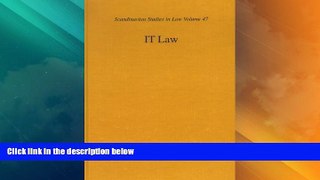 Big Deals  It Law (Scandinavian Studies in Law)  Best Seller Books Most Wanted