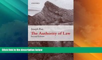 Big Deals  The Authority of Law: Essays on Law and Morality  Full Read Best Seller