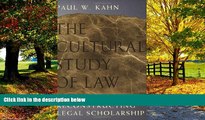 Big Deals  The Cultural Study of Law: Reconstructing Legal Scholarship  Full Ebooks Best Seller