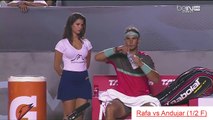 Beautiful HOT GIRL of Rafael NADAL , funny moments tennis Rio Open 2014