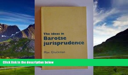 Books to Read  Ideas in Barotse Jurisprudence  Best Seller Books Most Wanted