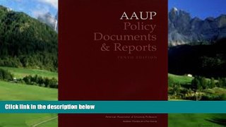 Big Deals  AAUP Policy Documents and Reports (American Association of University Professors)  Best