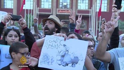Moroccans take the streets after death of a fish vendor