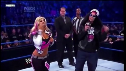 wwe divas funny moments (lady gaga poker face)