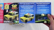 Toy Story Pizza Planet Truck with the Pizza Planet Delivery Shuttle Lowes Build and Grow