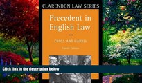 Big Deals  Precedent in English Law (Clarendon Law Series)  Best Seller Books Most Wanted