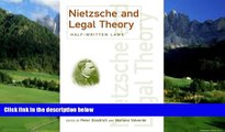 Big Deals  Nietzsche and Legal Theory: Half-Written Laws (Discourses of Law)  Best Seller Books
