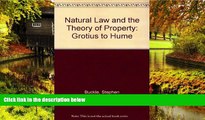 Full [PDF]  Natural Law and the Theory of Property: Grotius to Hume  Premium PDF Online Audiobook