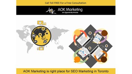 AOK Marketing is right place for SEO Marketing in Toronto