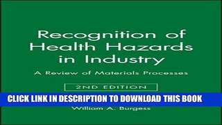 [Free Read] Recognition of Health Hazards in Industry: A Review of Materials Processes, 2nd