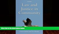 Books to Read  Law and Justice in Community  Best Seller Books Most Wanted