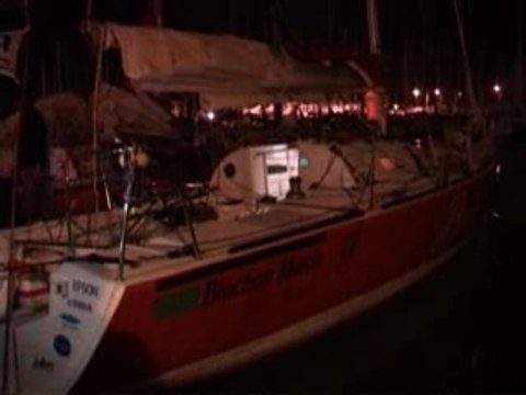 Arrivée figaro de Thierry Chabagny aux Sables d'Olonne