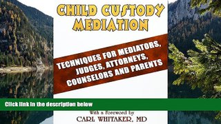 Big Deals  Child Custody Mediation: Techniques For Mediators, Judges, Attorneys, Counselors and