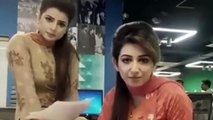 Pakistani News Anchors Behind Camera
