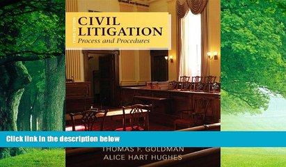 Big Deals  Civil Litigation: Process and Procedures (3rd Edition)  Full Ebooks Best Seller