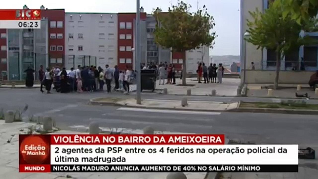 Zézinho só estava a fazer uma ganza, levou na boca (Ameixoeira)