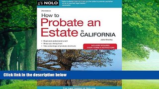 Books to Read  How to Probate an Estate in California (How to Probate an Estate in Calfornia)