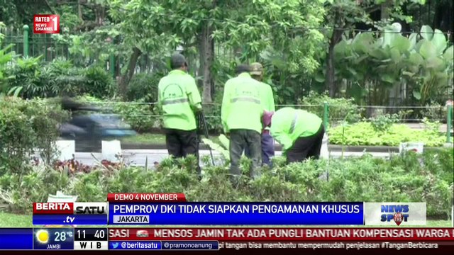 Pemprov DKI Tak Siapkan Pengamanan Khusus Demo 4 November