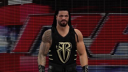 WWE 2K16-2K15 Custom Scenario: John Cena vs Seth Rollins feat. AJ Styles (RAW June 13, 2016)