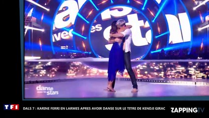DALS 7 : Karine Ferri en larmes à après avoir dansé sur le titre de Kendji Girac