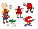 Caillou ABC Song - song for baby - abcdefghilmnopqrstuvz - CAILLOU ABC