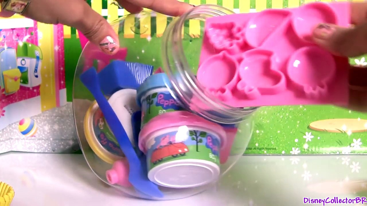 Play Doh Peppa Pig Cupcake Maker NEW Dough Candy Container Playset by Fun Toys Collector