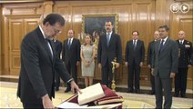 Rajoy jura su cargo ante el rey