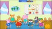 Professions on Kindergarten - Hippo - Peppa Pig - Funny heroes Hippo and friend