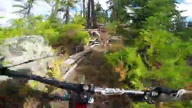 La descente en VTT complètement folle de Steve Storey sur un petit chemin de forêt