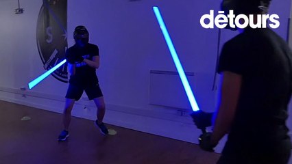 Le sabre laser "c'est un vrai sport" - Détours
