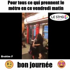 Pour tous ce qui prennent le metro en ce vendredi matin