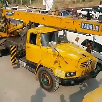 heavy machinary reached sawabi interchange to remove hurdles