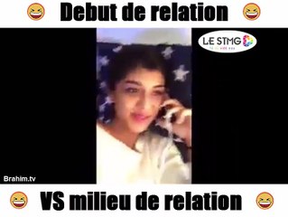 Debut de relation VS milieu de relation mdr