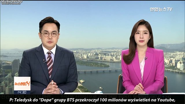 [POLSKIE NAPISY] 161025 BTS ‘Dope’ MV Surpassed 100 Million Views. Parade of records