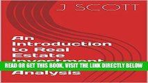 [Free Read] An Introduction to Real Estate Investment Deal Analysis Free Online