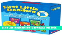 Ebook First Little Readers Parent Pack: Guided Reading Level B: 25 Irresistible Books That Are