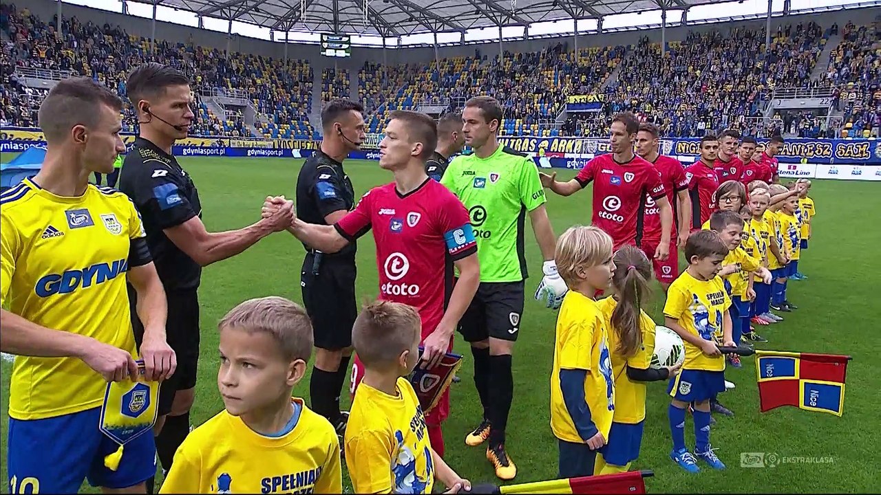 11. kolejka LOTTO EKSTRAKLASY: Arka Gdynia 1:2 Piast Gliwice